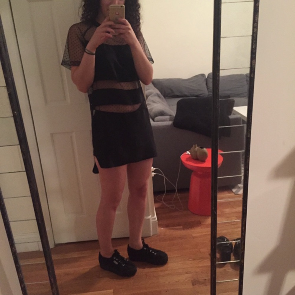 To Be Adored little black dress or long top